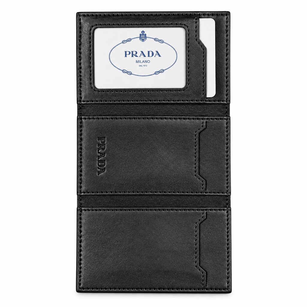 Card & Cash Holder Wallet – Black