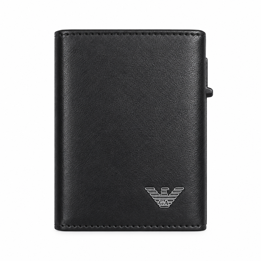 Card & Cash Holder Wallet – Black